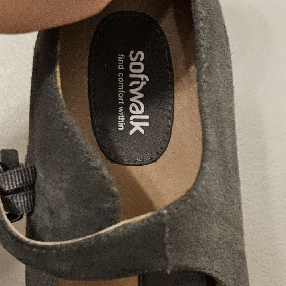 SoftWalk The Walking Store Suede Mary Janes - Picture 6 of 8